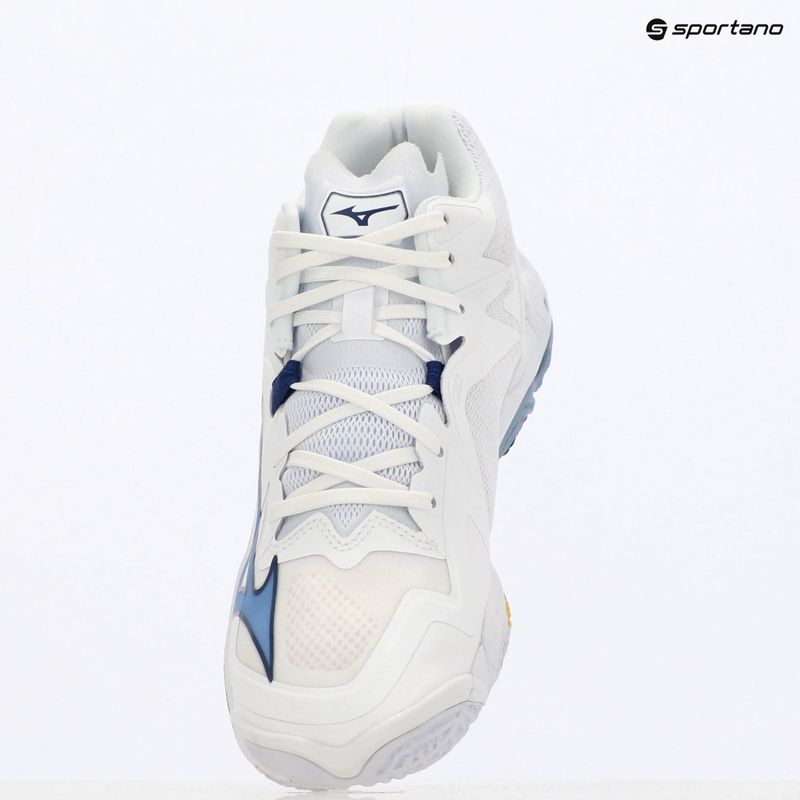 Buty do siatkówki Mizuno Wave Lightning Z8 Mid white/bellwether blue/bel air blue 9