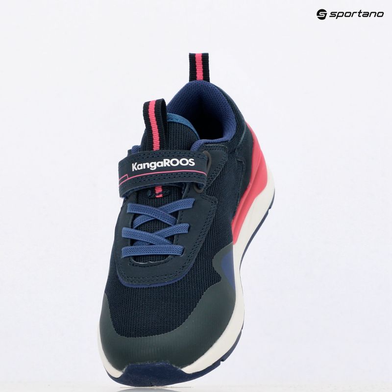 Buty dziecięce KangaROOS KD-Gym EV dark navy/fandango pink 9