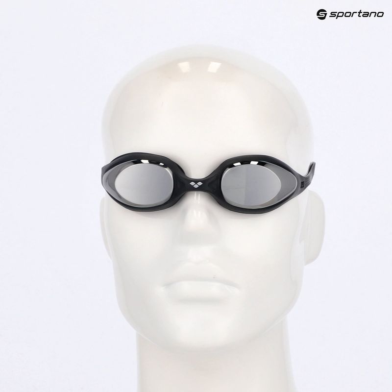 Okulary do pływania dziecięce arena Spider JR Mirror black/silver/green 6
