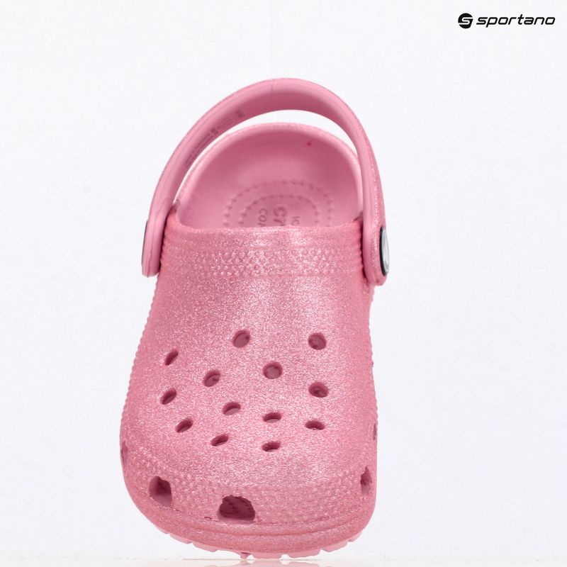 Klapki dziecięce Crocs Classic Glitter Clog Toddler pink tweed glitter 10