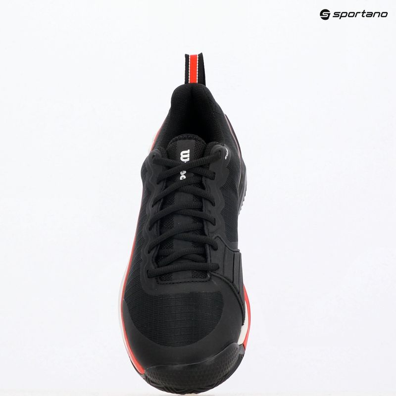 Buty do tenisa męskie Wilson Rush Pro 4.5 Clay black/ infrared/ white 9