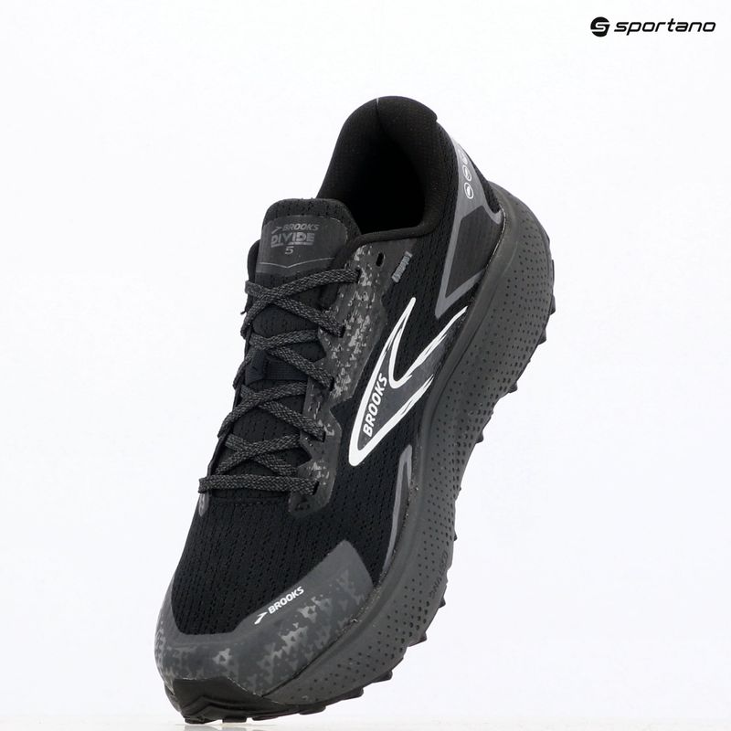 Buty do biegania męskie Brooks Divide 5 black/ebony/white 9