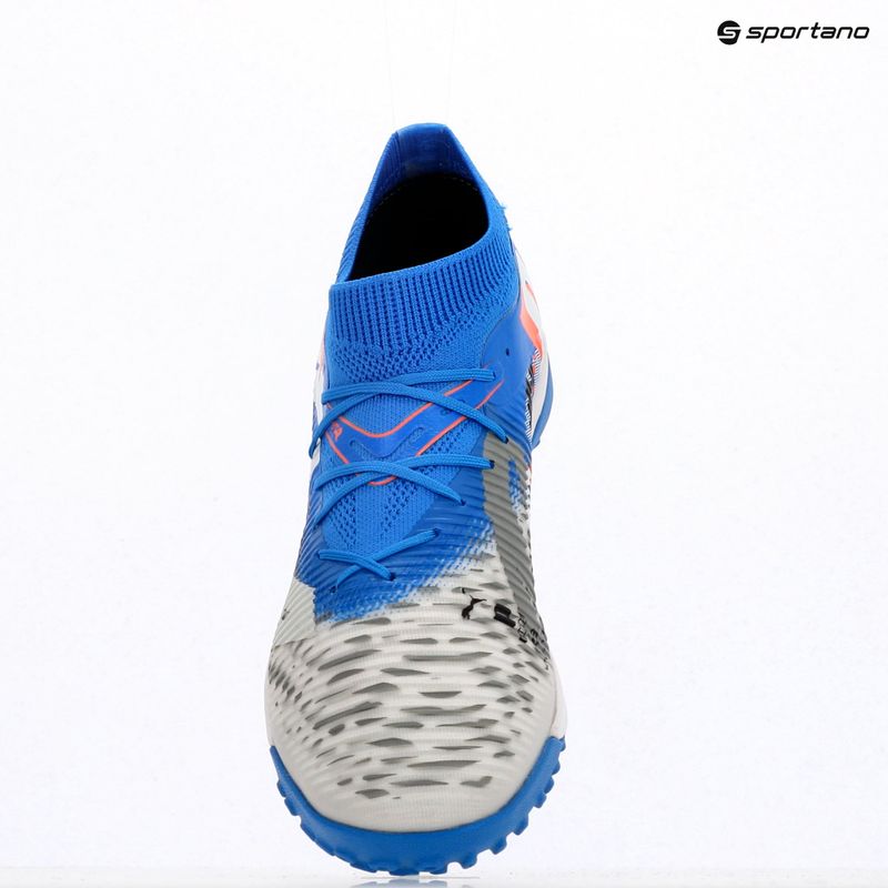 Buty piłkarskie męskie PUMA Future 8 Match Forever TT white/ultra blue/feather gray/puma black/glowing red 9