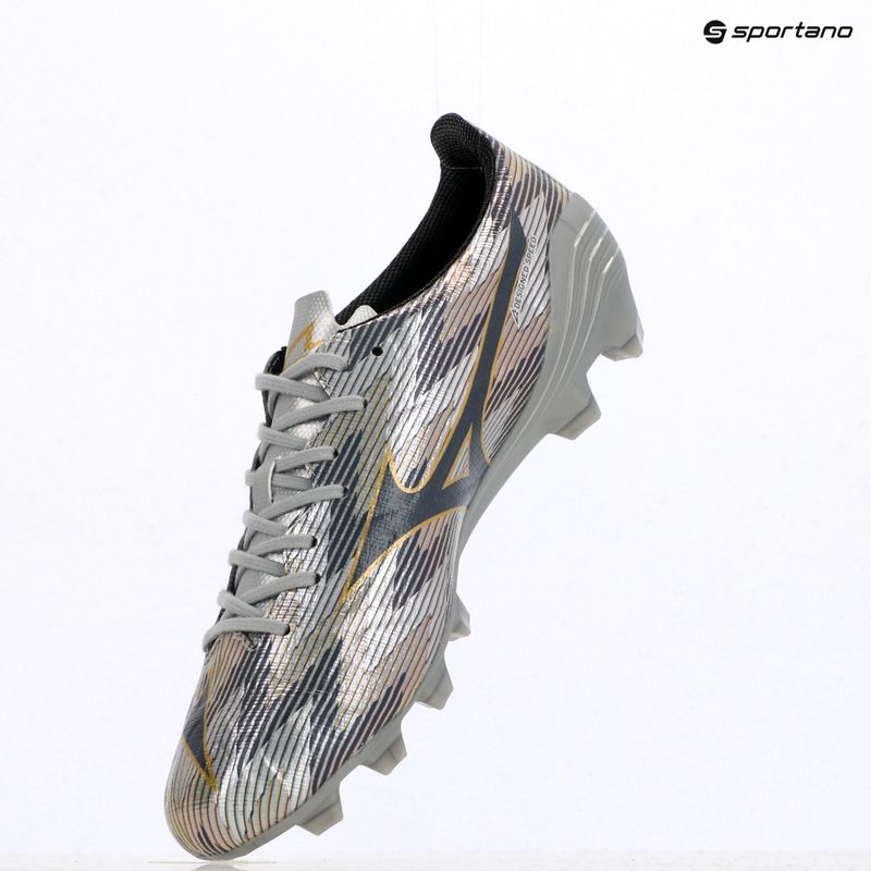 Buty piłkarskie męskie Mizuno α II Pro Md galaxy silver/8605 c/gold 9