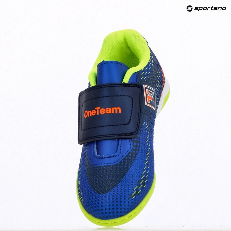 Buty piłkarskie dziecięce OneTeam Robero Junior IC granatowy/niebieski 14
