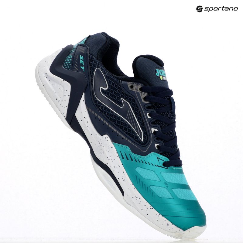 Buty do tenisa męskie Joma Set C turquoise/ navy blue 9