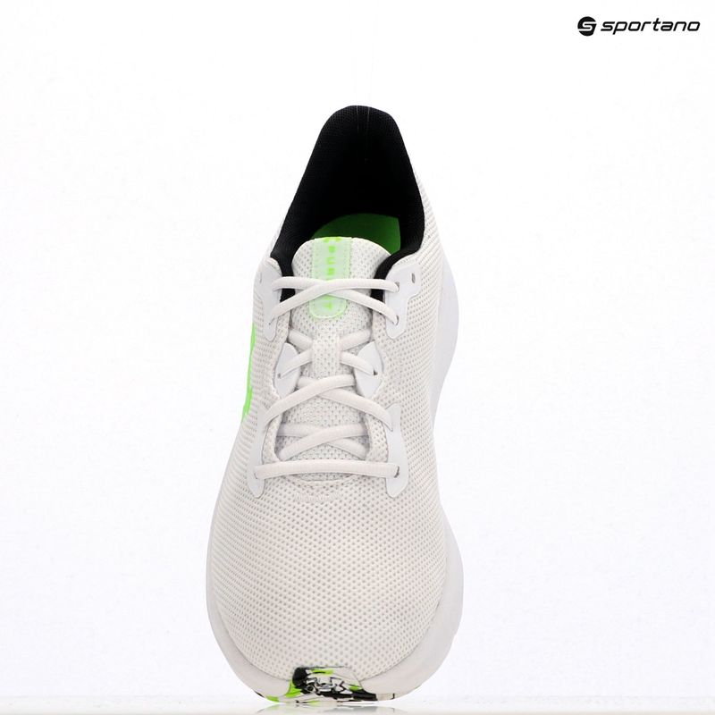 Buty do biegania męskie Under Armour Charged Pursuit 4 white/black/hyper green 9
