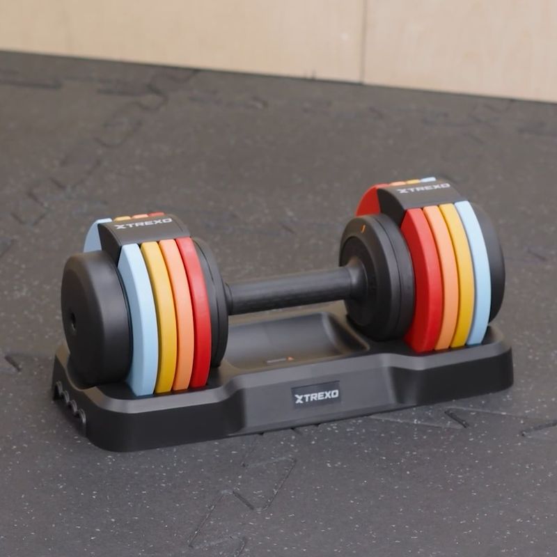 Hantel regulowany XTREXO 25 kg multicolor 13