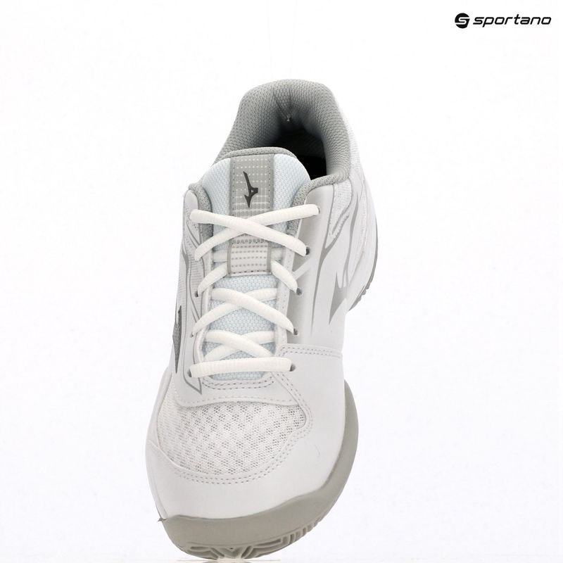 Buty do tenisa damskie Mizuno Break Shot 5 CC white/ ultimate gray/ harbor mist 9