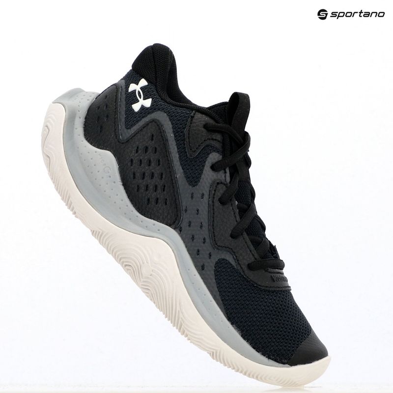 Buty koszykarskie dziecięce Under Armour Grade School Jet '23 black/jet gray/white 9