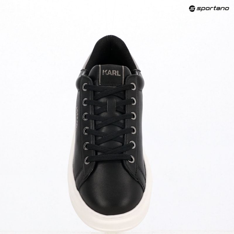 Buty damskie KARL LAGERFELD Kapri Maison black leather w/silver 9