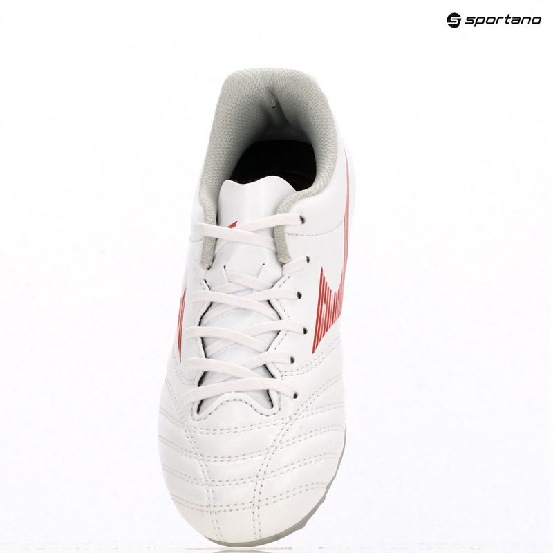 Buty piłkarskie dziecięce Mizuno Monarcida Neo III Select AG white/radiant red 9