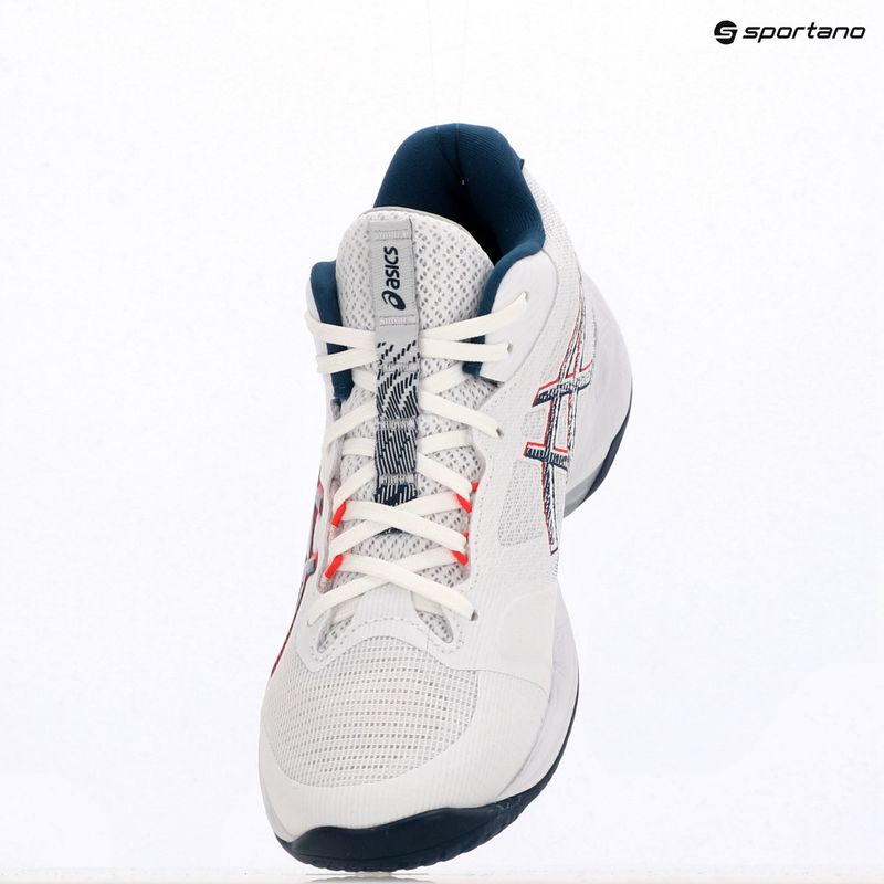 Buty męskie ASICS Netburner Ballistic FF 4 white/mako blue 12