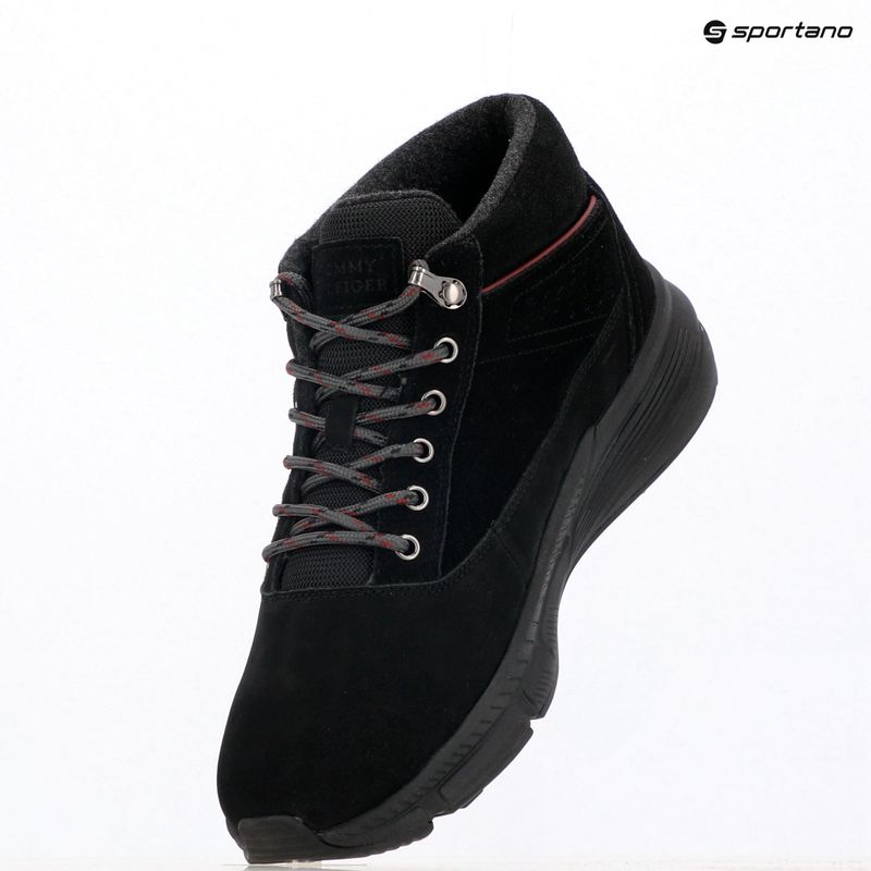 Trampki męskie Tommy Hilfiger W Nbk Sde Hybrid BDS black 9