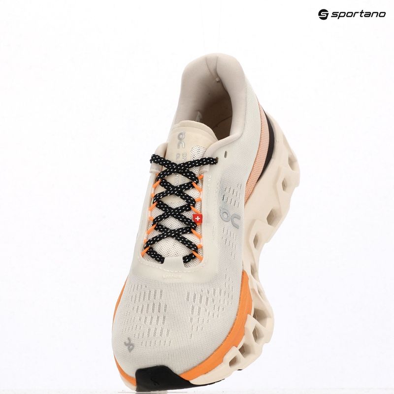 Buty do biegania damskie On Cloudmonster 2 ivory/tangerine 16