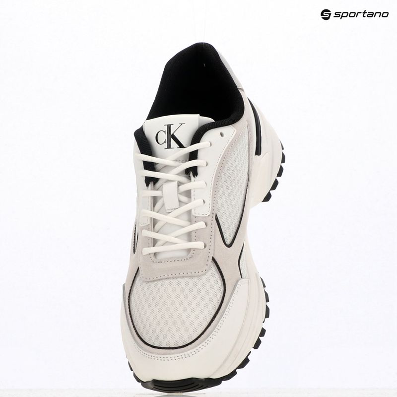 Buty męskie Calvin Klein YM0YM01379 Hike Runner Mesh MIX bright white/black 9
