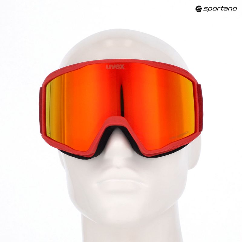 Gogle narciarskie UVEX Blast FM red matt/mirror red 10