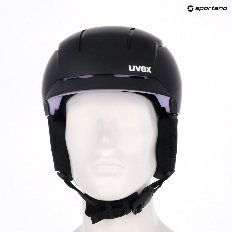 Kask narciarski UVEX Levitate MIPS black/lavender matt 10