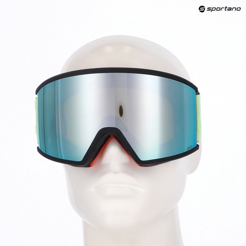 Gogle narciarskie SCOTT Ambit glow green/amp ice chrome 6