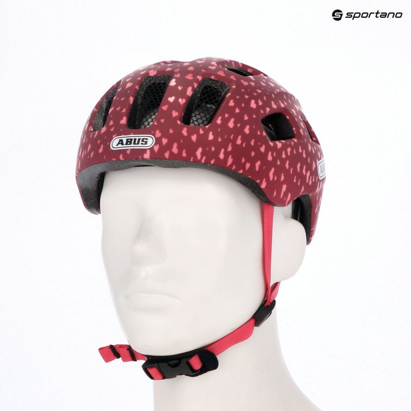 Kask rowerowy dziecięcy ABUS Youn-I 2.0 cherry heart 13