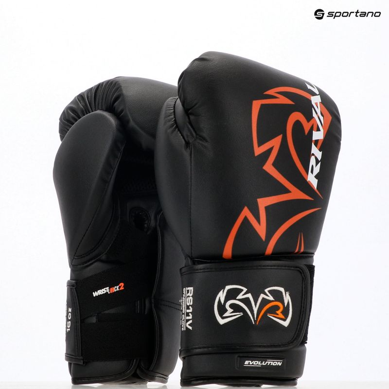 Rękawice bokserskie Rival RS11V Evolution black 9