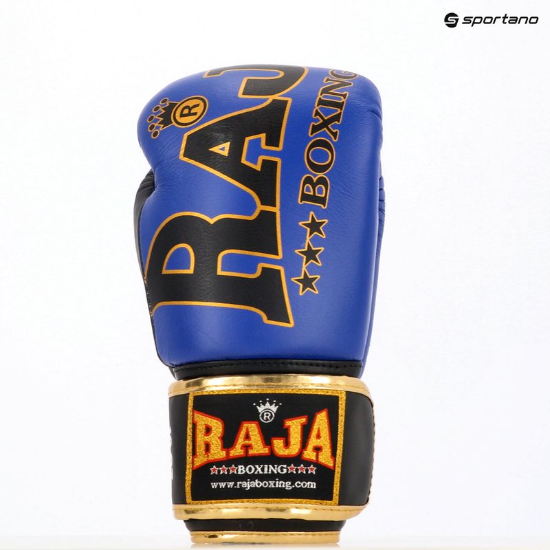 Rękawice bokserskie RAJA BOXING Origin Standard Genuine Leather blue 9