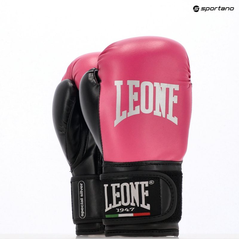 Rękawice bokserskie dziecięce LEONE 1947 Thunder Jr fuchsia 8