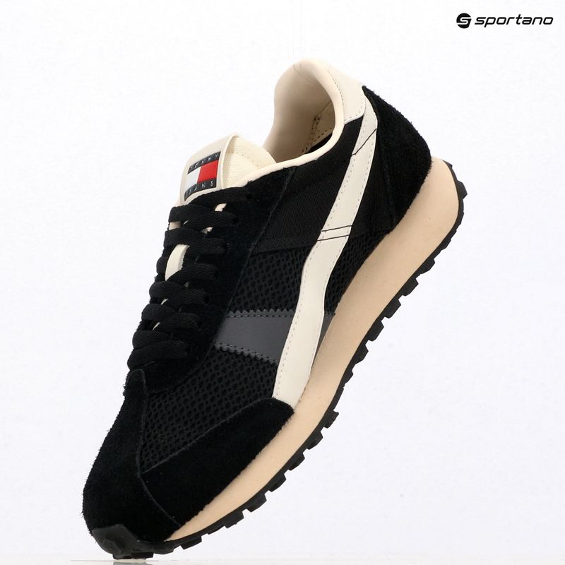 Buty damskie Tommy Jeans Retro Runner Archive black/ivory 9