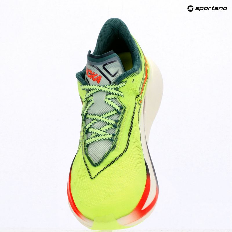 Buty do biegania HOKA  Cielo X1 3.0 neon yuzu/thyme 10