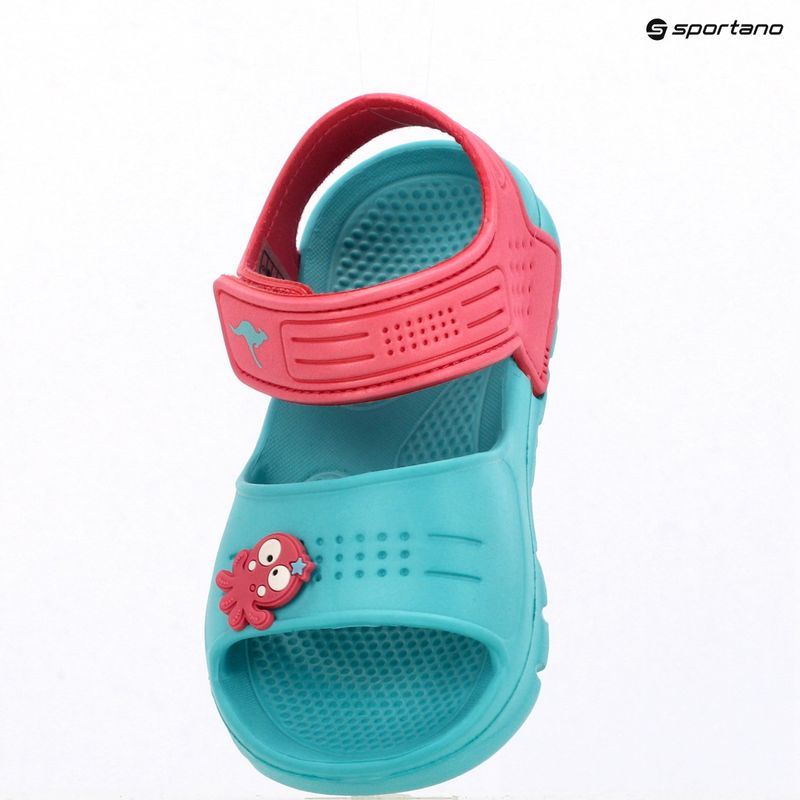 Sandały dziecięce Kangaroos KangaSwim II ocean/daisy pink 9