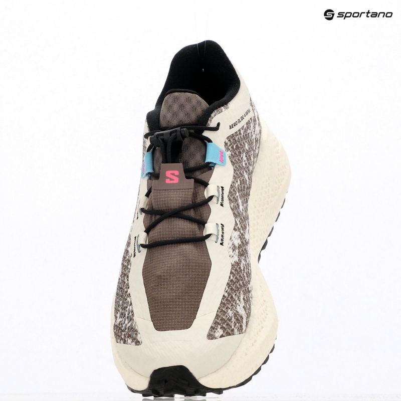 Buty do biegania damskie Salomon Aero Glide 4 GRVL vanilla ice/black iron 15