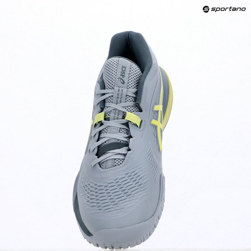 Buty do tenisa męskie ASICS Gel-Resolution X grey blue/pistachio 16