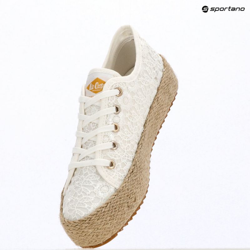 Espadryle damskie Lee Cooper LCW-26-31-4326LA white 11