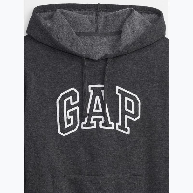 Bluza damska GAP V-Gap Heritage PO HD charcoal heather 2