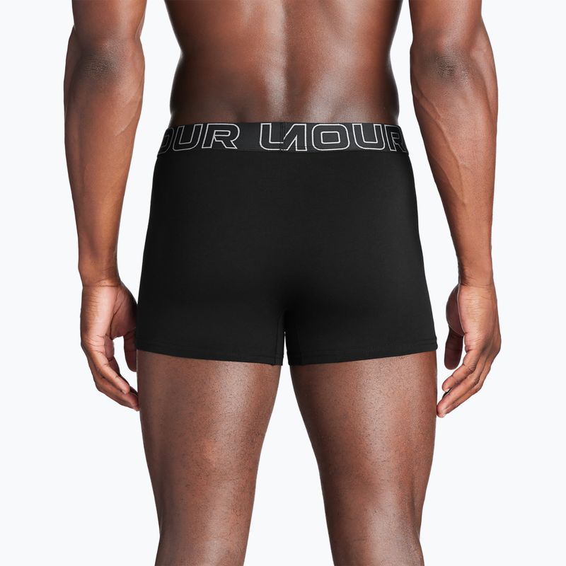 Bokserki męskie Under Armour Perf Cotton 3 pary black 6
