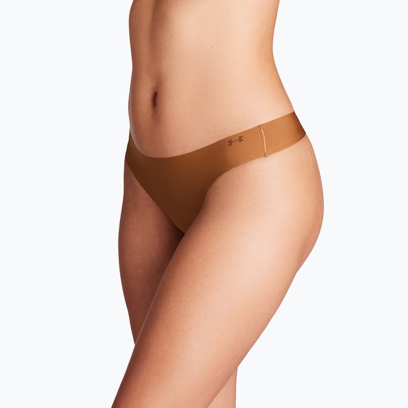 Stringi damskie Under Armour Pure Stretch Ns Thong 3 pary hue 600 2
