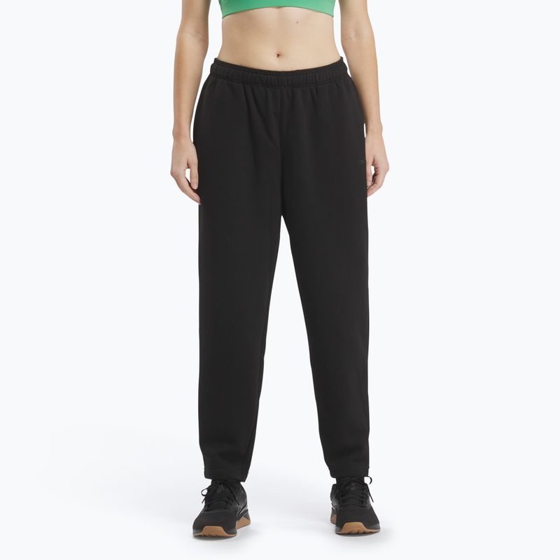Spodnie damskie Reebok Lux Fleece Sweatpants black