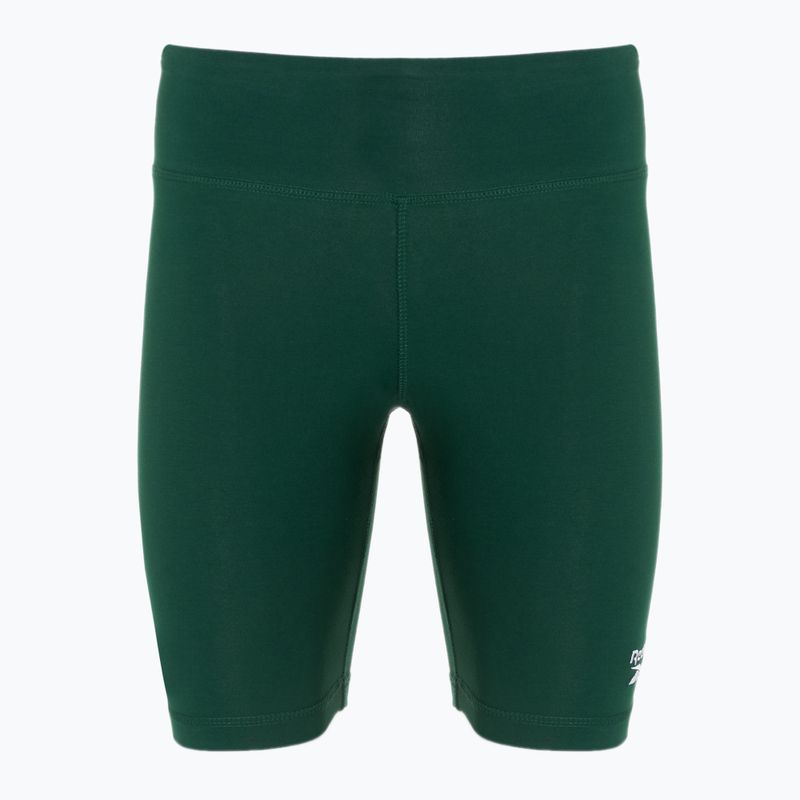Spodenki damskie Reebok Identity Fitted collegiate green