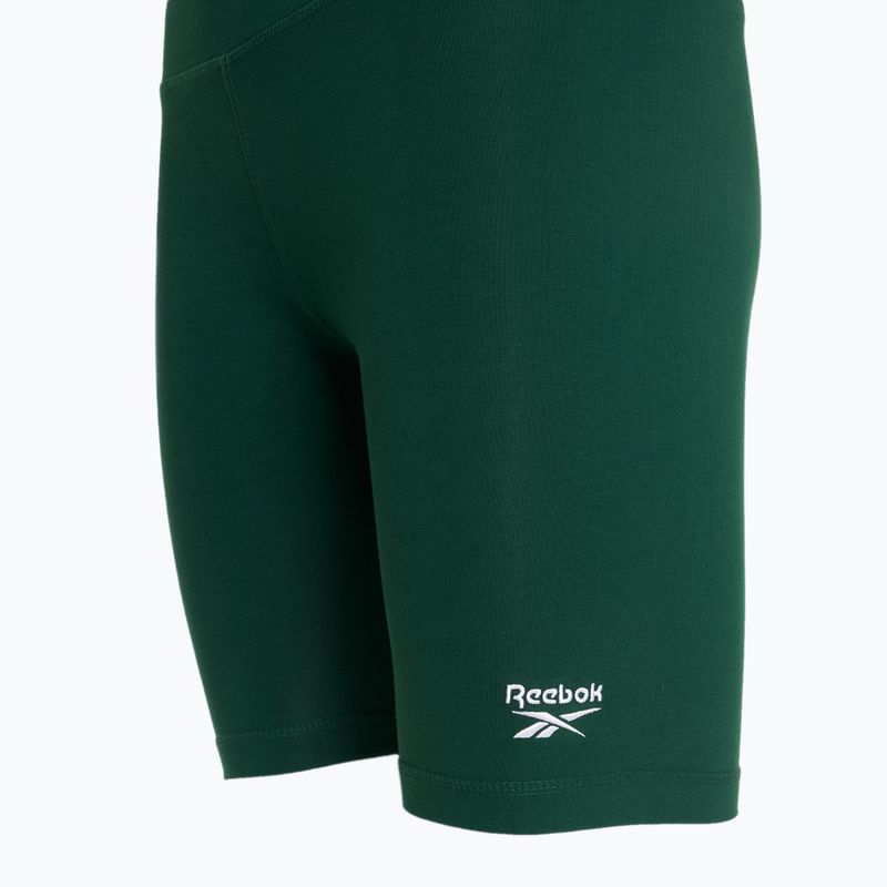 Spodenki damskie Reebok Identity Fitted collegiate green 3