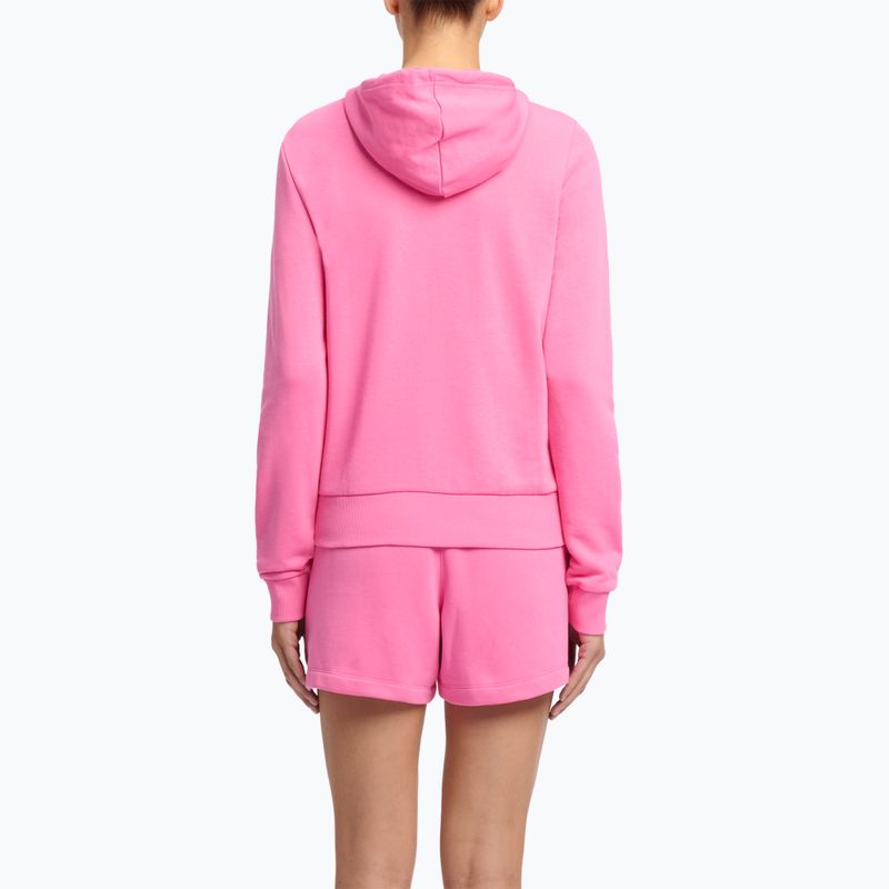 Bluza damska Reebok Small Logo French Terry FZ true pink 3