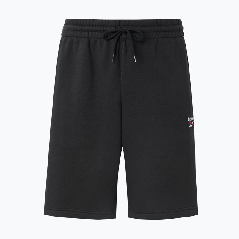 Spodenki treningowe męskie Reebok Identity Small Logo Fleece black/white/vector red 5