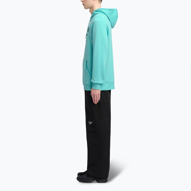 Bluza męska Reebok Identity Big Logo Fleece Hoodie ai aqua 2