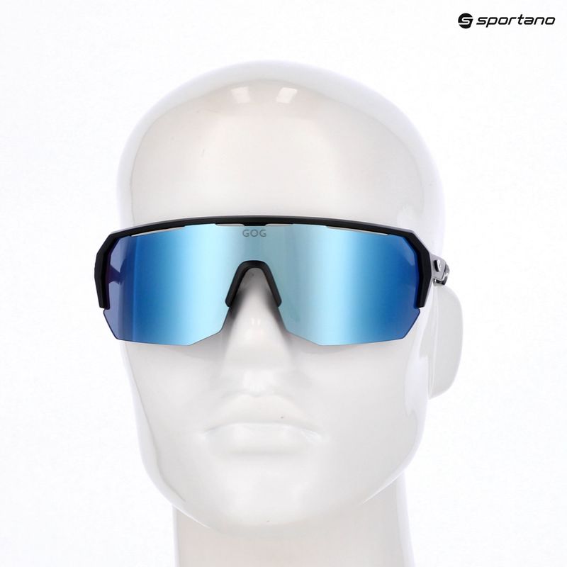 Okulary przeciwsłoneczne GOG Bragi matt black/reflex white/blue 6