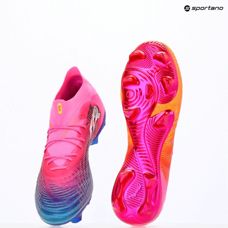 Buty piłkarskie PUMA Future 9 Ultimate FG poison pink/puma wht/sun stream/bright aqua/puma blk 15