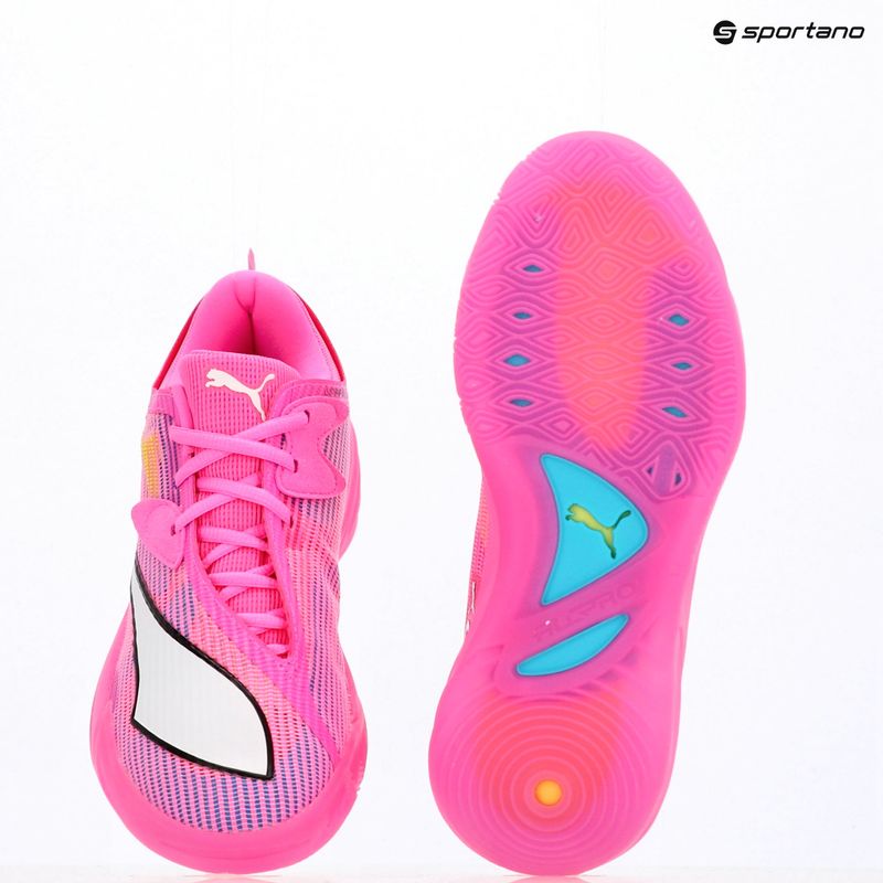 Buty do koszykówki PUMA All-Pro NITRO 2 Showtime poison pink/bright aqua/lime squeeze 17