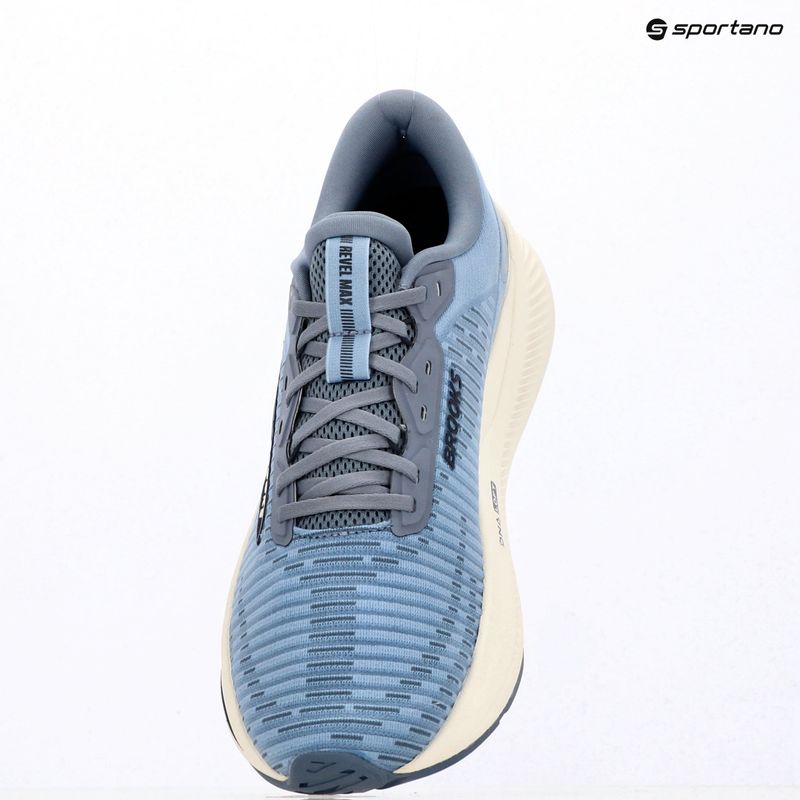 Buty do biegania męskie Brooks Revel Max rain washed/grey/navy 7