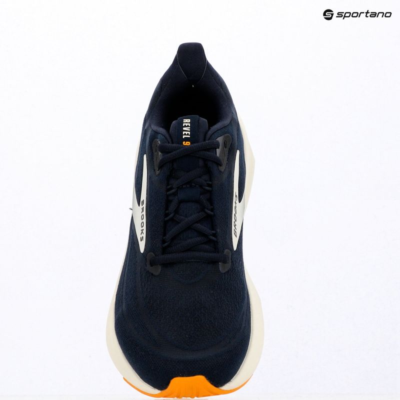 Buty do biegania męskie Brooks Revel 9 navy/navy/orange 7