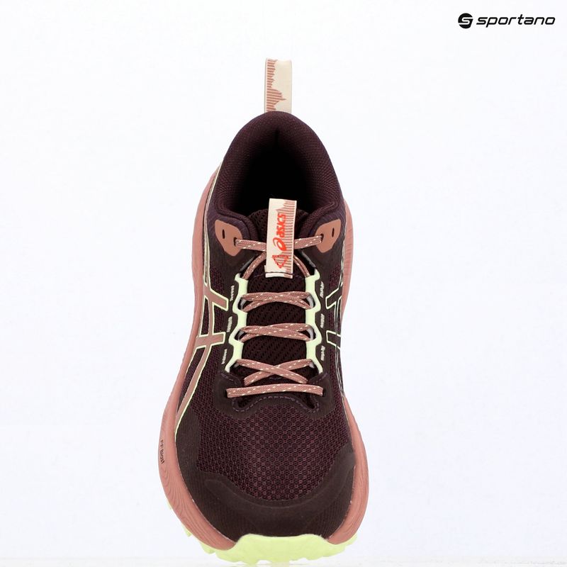 Buty do biegania damskie ASICS Trabuco Terra 3 dark aubergine/illuminate yellow 6