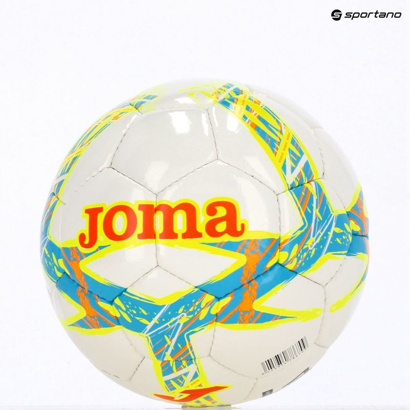 Piłka do piłki nożnej Joma Dali III flour turquoise/flour coral rozmiar 4 5