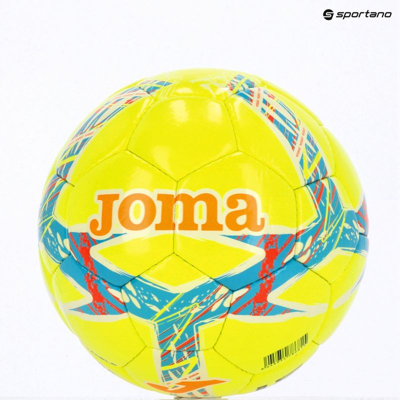 Piłka do piłki nożnej Joma Dali III yellow/fluor turquoise rozmiar 5 5